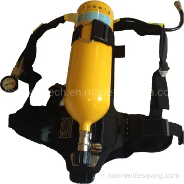 Fire marin combattant SCBA Auto-soutien respirateur ouvert